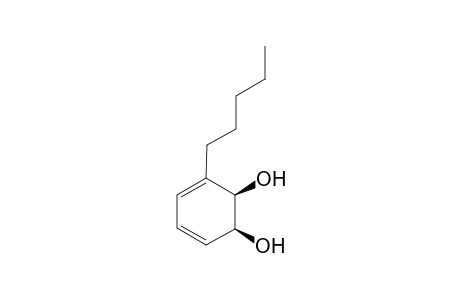 (1S,2R)-3-amylcyclohexa-3,5-diene-1,2-diol