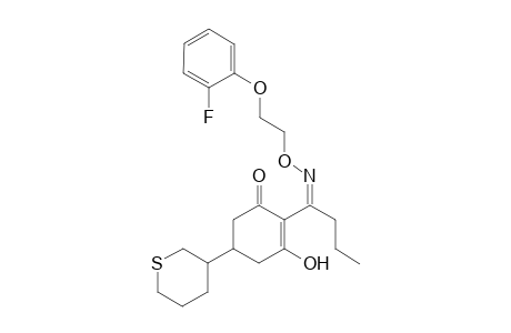 2-Cyclohexen-1-one, 2-[1-[[2-(2-fluorophenoxy)ethoxy]imino]butyl]-3-hydroxy-5-(tetrahydro-2H-thiopyran-3-yl)-