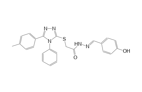 acetic acid, [[5-(4-methylphenyl)-4-phenyl-4H-1,2,4-triazol-3-yl]thio]-, 2-[(E)-(4-hydroxyphenyl)methylidene]hydrazide