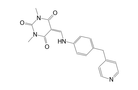 2,4,6(1H,3H,5H)-pyrimidinetrione, 1,3-dimethyl-5-[[[4-(4-pyridinylmethyl)phenyl]amino]methylene]-