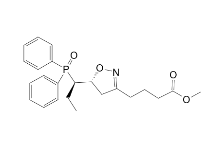 (1'R*,5R*)-5-(1'-Diphenylphosphinoylpropyl)-3-methoxycarbonylpropyl-4,5-dihydroisoxazole