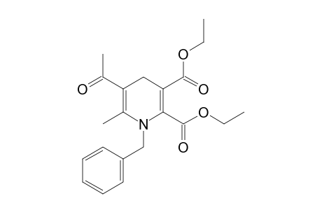 Diethyl 5-acetyl-1,4-dihydro-6-methyl-1-benzylpyridine-2,3-dicarboxylate