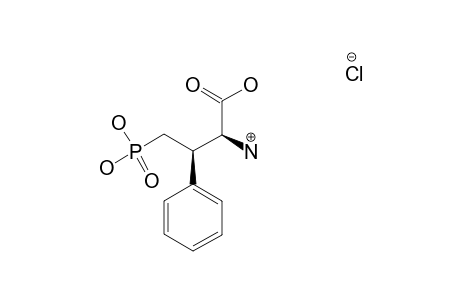 (2R,3R)-2-AMINO-3-PHENYL-4-PHOSPHONOBUTANOIC-ACID-HYDROCHLORIDE