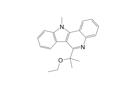 6-(1-ethoxy-1-methyl-ethyl)-11-methyl-indolo[3,2-c]quinoline