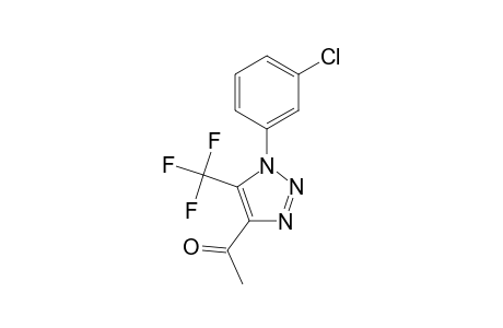 1-[1-(3-Chlorophenyl)-5-(trifluoromethyl)-1H-1,2,3-triazol-4-yl]ethanone