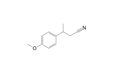 3-(4-Methoxyphenyl)butanenitrile