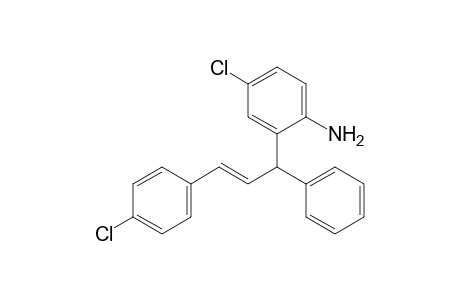 (E)-4-Chloro-2-[3-(4-Chlorophenyl)-1-phenylallyl]aniline