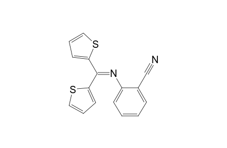 2-(dithiophen-2-ylmethylideneamino)benzenecarbonitrile