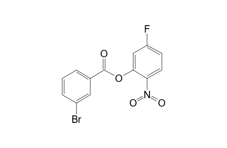 3-Bromobenzoic acid, 5-fluoro-2-nitrophenyl ester