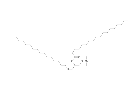 Octadecanoic acid, 1-[(hexadecyloxy)methyl]-2-[(trimethylsilyl)oxy]ethyl ester