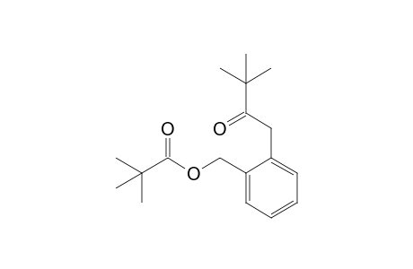 2-(3,3-Dimethyl-2-oxobutyl)benzyl pivalate