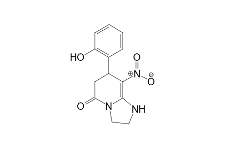 7-(2-Hydroxy-phenyl)-8-nitro-2,3,6,7-tetrahydroimidazo[1,2-a]pyridin 5(1H)-one