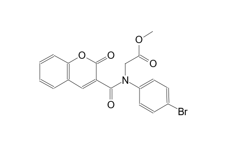 methyl {4-bromo[(2-oxo-2H-chromen-3-yl)carbonyl]anilino}acetate