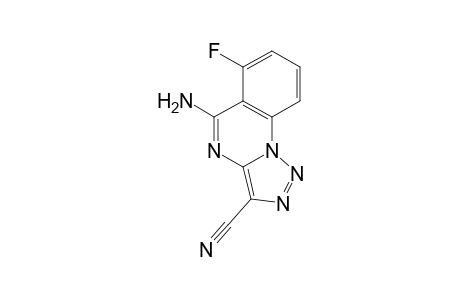 5-AMINO-6-FLUORO-v-TRIAZOLO[1,5-a]QUINAZOLINE-3-CARBONITRILE