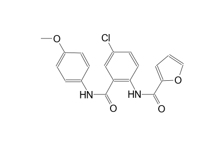 N-{4-chloro-2-[(4-methoxyanilino)carbonyl]phenyl}-2-furamide