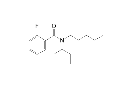 Benzamide, 2-fluoro-N-(2-butyl)-N-pentyl-