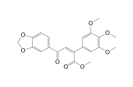 (Z)-Methyl 2-(3,4,5-Trimethoxyphenyl)-4-(3,4-methylenedioxyphenyl)-4-oxo-2-butenoate