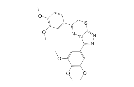 6-(3,4-dimethoxyphenyl)-3-(3,4,5-trimethoxyphenyl)-7H-[1,2,4]triazolo[3,4-b][1,3,4]thiadiazine