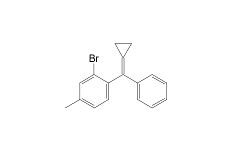 2-Bromo-1-[cyclopropylidene(phenyl)methyl]-4-methyl-benzene