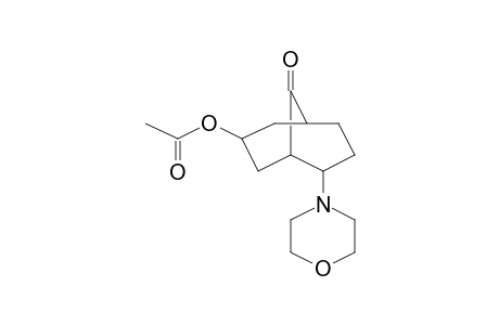 6-(4-Morpholinyl)-9-oxobicyclo[3.3.1]non-3-yl acetate
