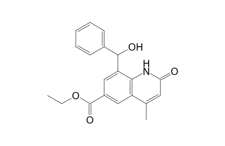 Ethyl 8-[Hydroxy(phenyl)methyl]-4-methyl-2-oxo-1,2-dihydro-6-quinolinecarboxylate