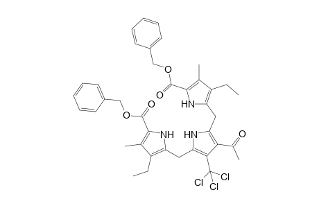 Dibenzyl 8-Trichloroacetyl-3,12-diethyl-2,7,13-trimethyltripyrrane-1,14-dicarboxylate