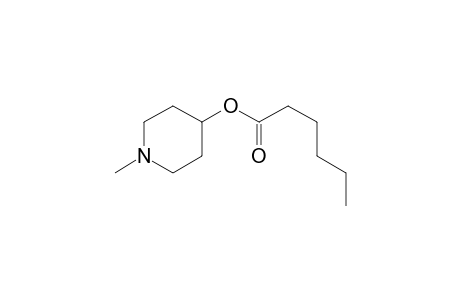 N-methyl-4-pyperidyl hexanoate