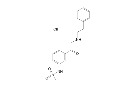 3'-(N-PHENETHYLGLYCYL)METHANESULFONANILIDE, HYDROCHLORIDE