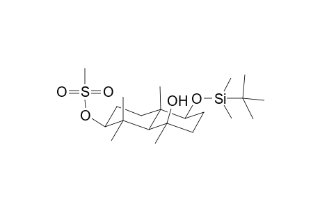 (1.alpha.,4.alpha.,4a.alpha.,7.alpha.,8a.beta.)-4-[(tert-Butyldimethylsilyl)oxy]decahydro-1,4,8-tetramethyl-1,7-naphthalenediol 7-Methanesulfonate