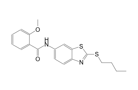N-[2-(butylsulfanyl)-1,3-benzothiazol-6-yl]-2-methoxybenzamide