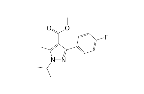 Methyl 3-(4-fluorophenyl)-1-isopropyl-5-methyl-1H-pyrazole-4-carboxylate