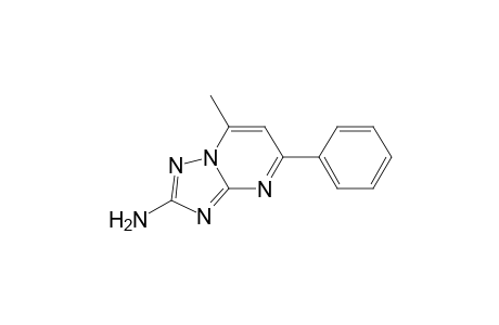 2-Amino-7-methyl-5-phenyl-s-triazolo[1,5-a]pyrimidine