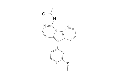 9-Acetylamino-5-(2-methanesulfanylpyrimidin-4-yl)pyrido[3',2':4,5]pyrrolo[1,2-c]pyrimidine
