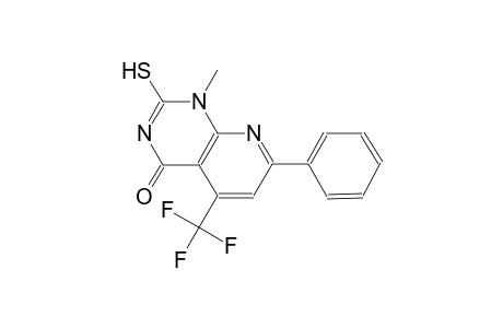 pyrido[2,3-d]pyrimidin-4(1H)-one, 2-mercapto-1-methyl-7-phenyl-5-(trifluoromethyl)-