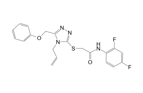 2-{[4-allyl-5-(phenoxymethyl)-4H-1,2,4-triazol-3-yl]sulfanyl}-N-(2,4-difluorophenyl)acetamide