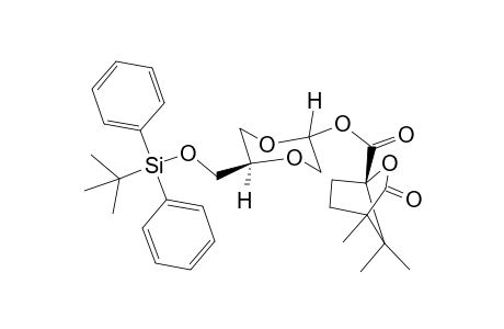 (5R)-5-(tert-Butyldiphenylsilanyloxymethyl)-1,4-dioxan-2(eq)-yl (1S)-camphanoate