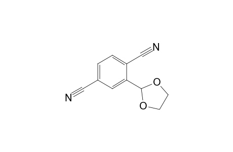 2-(1,3-dioxolan-2-yl)benzene-1,4-dicarbonitrile