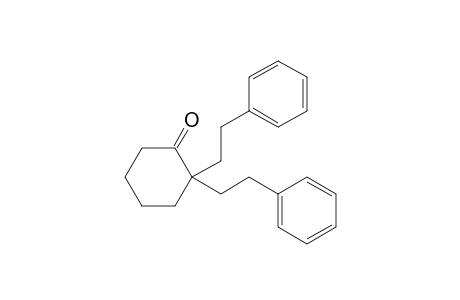 2,2-Bis(2-phenylethyl)cyclohexanone
