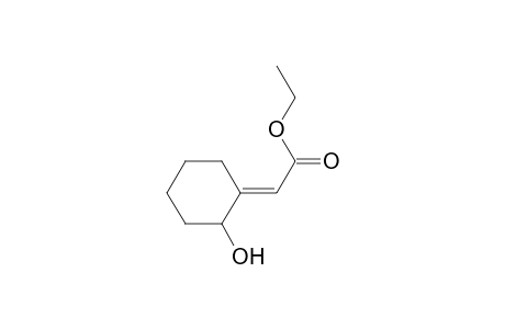 Acetic acid, (2-hydroxycyclohexylidene)-, ethyl ester, (E)-