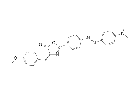 2-(4-{2-[4-(Dimethylamino)phenyl]-1-diazenyl}phenyl)-4-[1-(4-methoxypheny)methylidene]-5(4H)-oxazolone