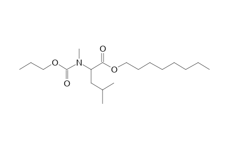 L-Leucine, N-methyl-N-propoxycarbonyl-, octyl ester