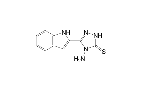4-Amino-5-(1H-indol-2-yl)-1,2,4-triazol-3(2H)-thione