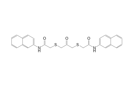 acetamide, N-(2-naphthalenyl)-2-[[3-[[2-(2-naphthalenylamino)-2-oxoethyl]thio]-2-oxopropyl]thio]-