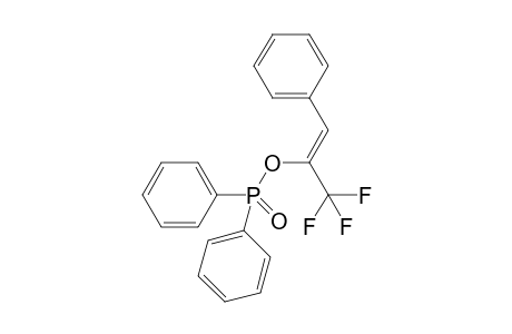 (Z)-3,3,3-trifluoro-1-phenylprop-1-en-2-yl diphenylphosphinate