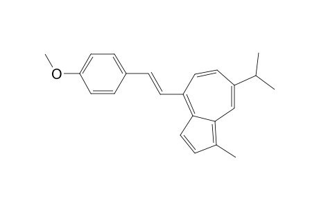 4-[(E)-2-(4-methoxyphenyl)ethenyl]-1-methyl-7-propan-2-yl-azulene