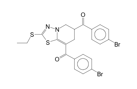 5H-[1,3,4]thiadiazolo[3,2-a]pyridine, 6,7-dihydro-6,8-bis(4-bromophenyl-1-carbonyl)-