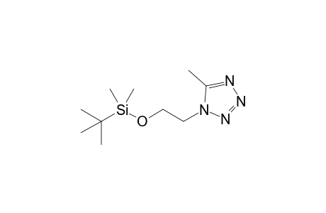 1-[2-(tert-Butyldimethylsiloxy)ethyl]-5-methyl-1H-tetrazole