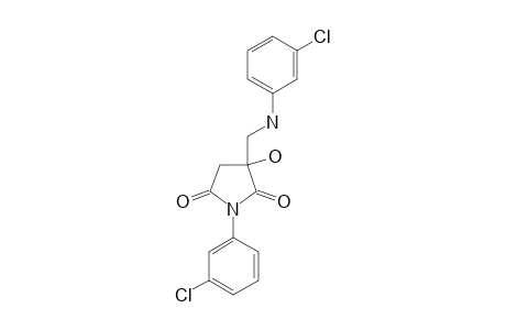 2-HYDROXY-2-(3-CHLOROANILINOMETHYL)-N-3-CHLOROPHENYLSUCCINIMIDE