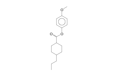 4-Methoxyphenyl 4-propylcyclohexanecarboxylate