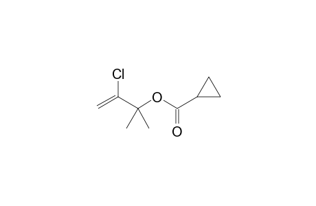 3-chloro-2-methylbut-3-en-2-yl cyclopropanecarboxylate